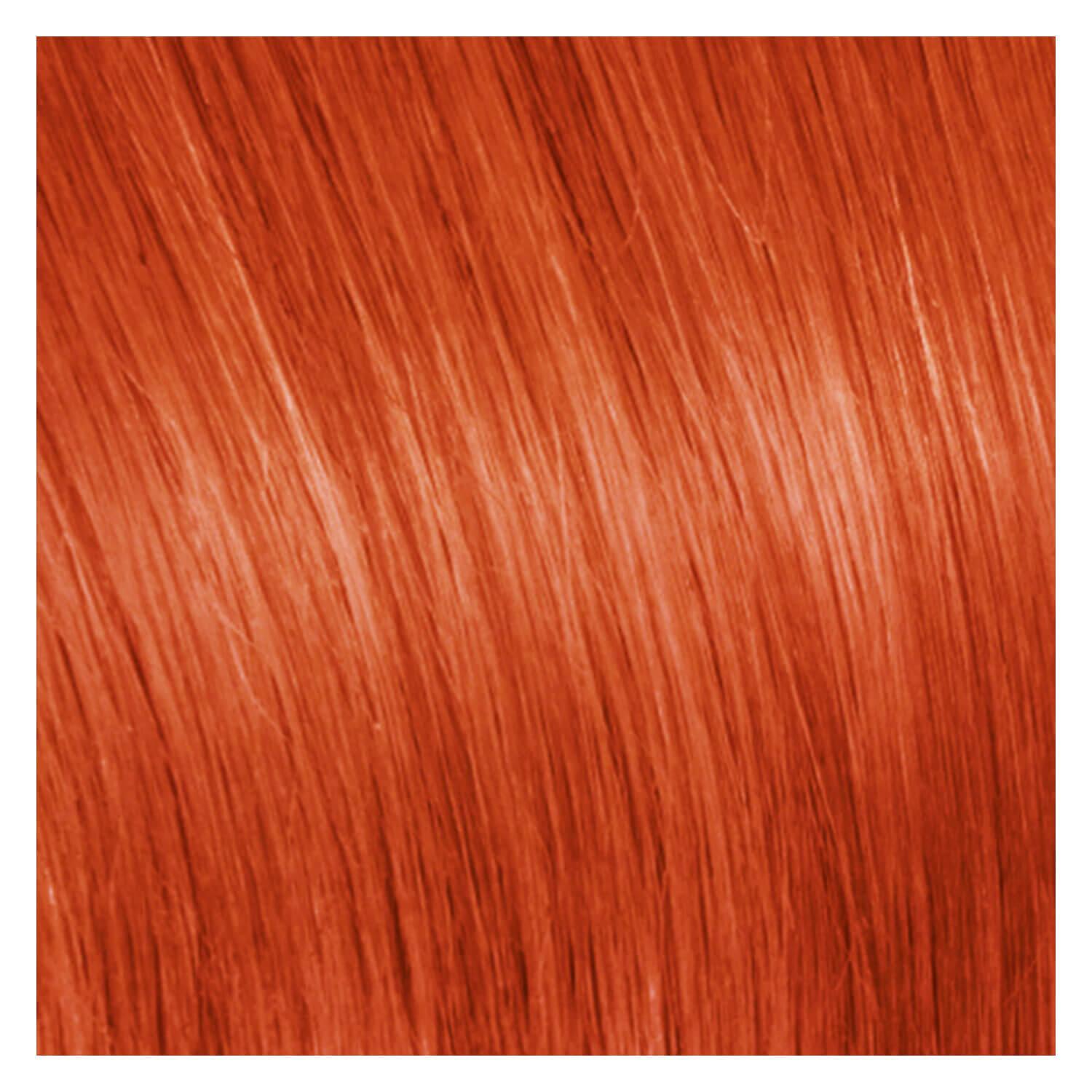 SHE Bonding-System Hair Extensions Fantasy Straight - Orange Foncé 55/60cm