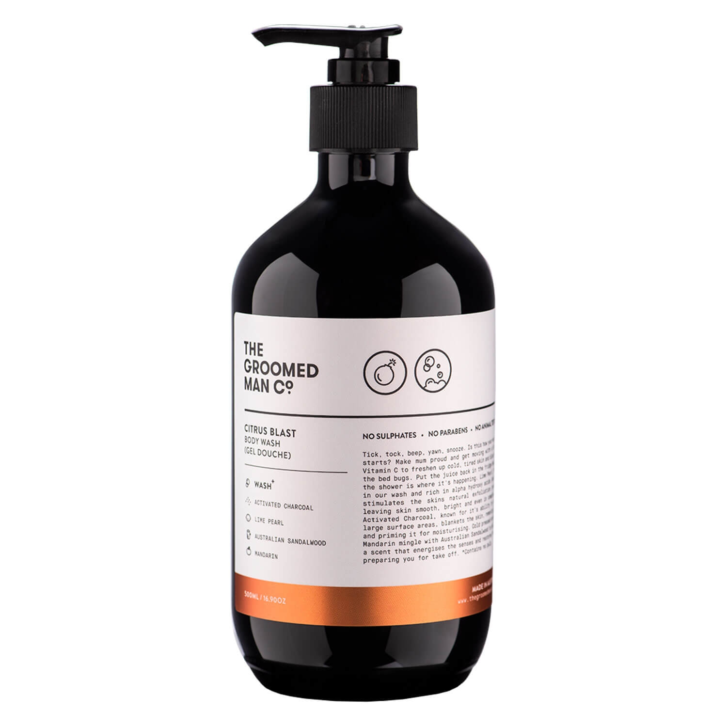 Product image from THE GROOMED MAN CO. - Citrus Blast Body Wash
