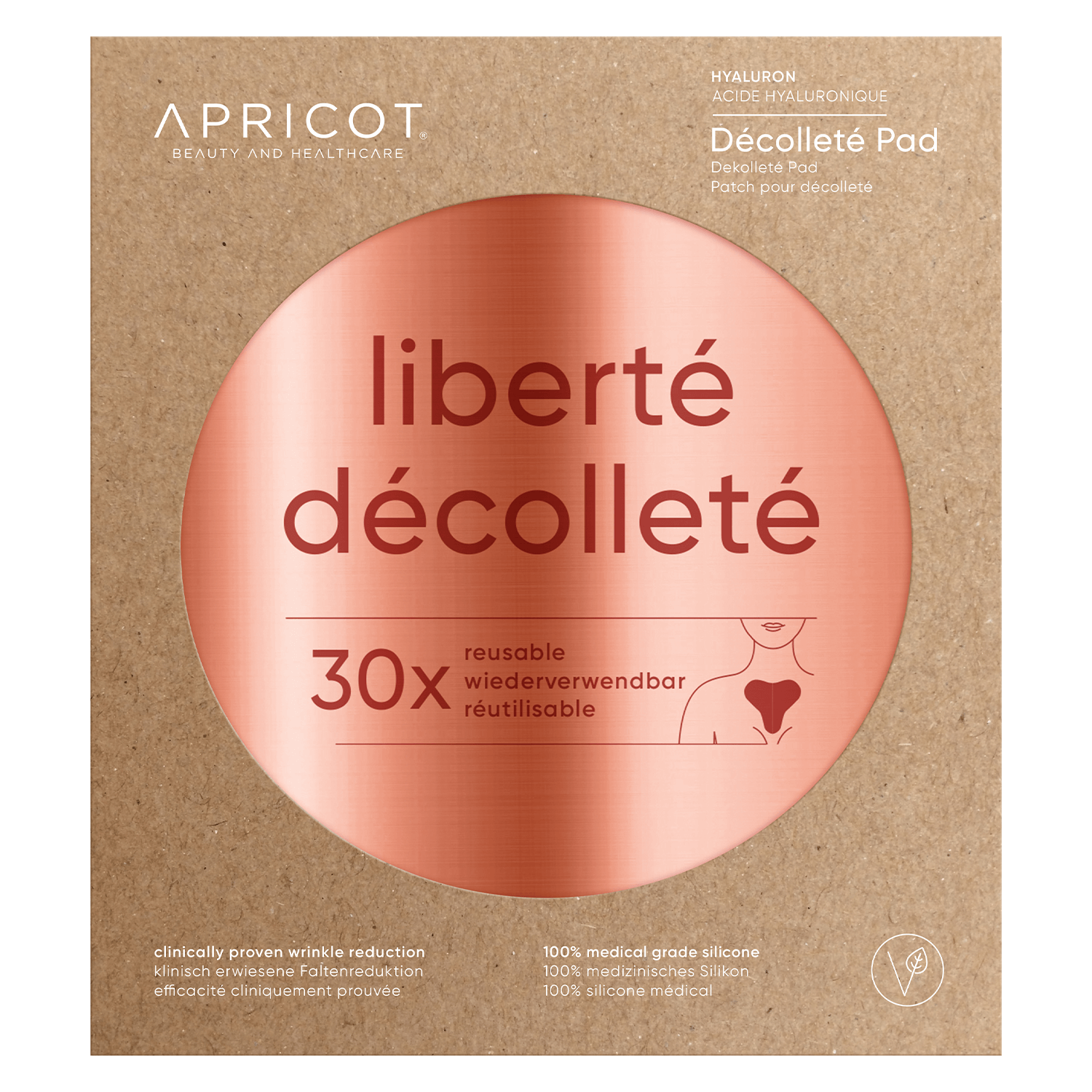 Produktbild von APRICOT - Anti-Falten-Dekolleté-Pad Liberté Décolleté