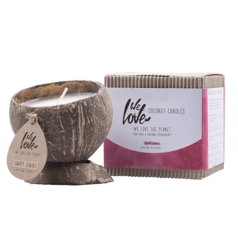 We Love The Planet - WLTP Soy Wax Candle in Coconut Shell Sweet Senses
