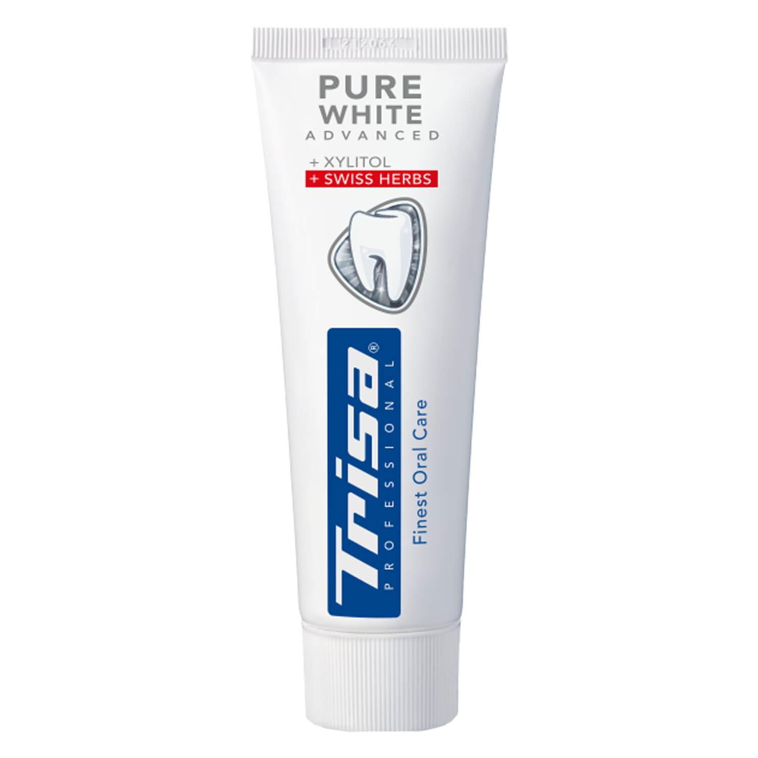 Trisa Oral Care - Zahnpasta Pure White Swiss Herbs