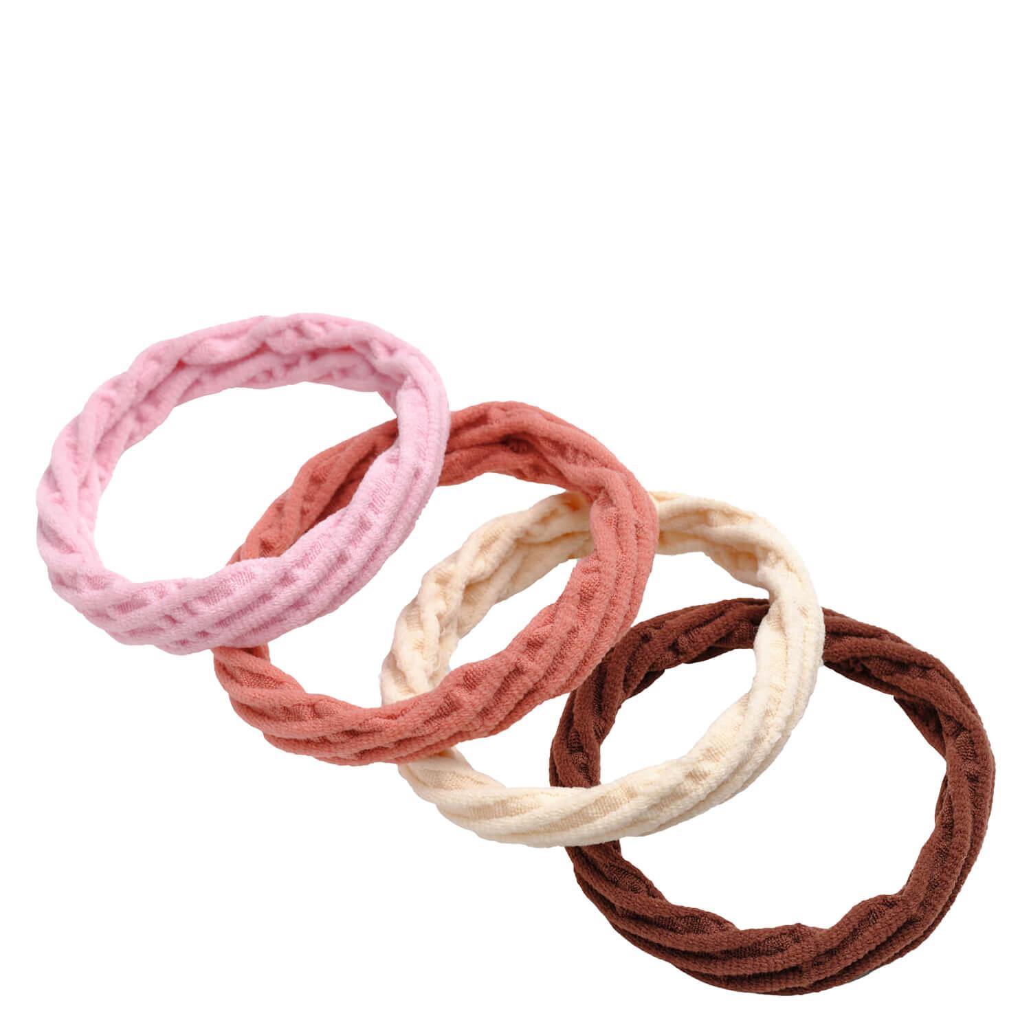 Body Mind and Soul Hair Band Yoga Soft Structured Rose
