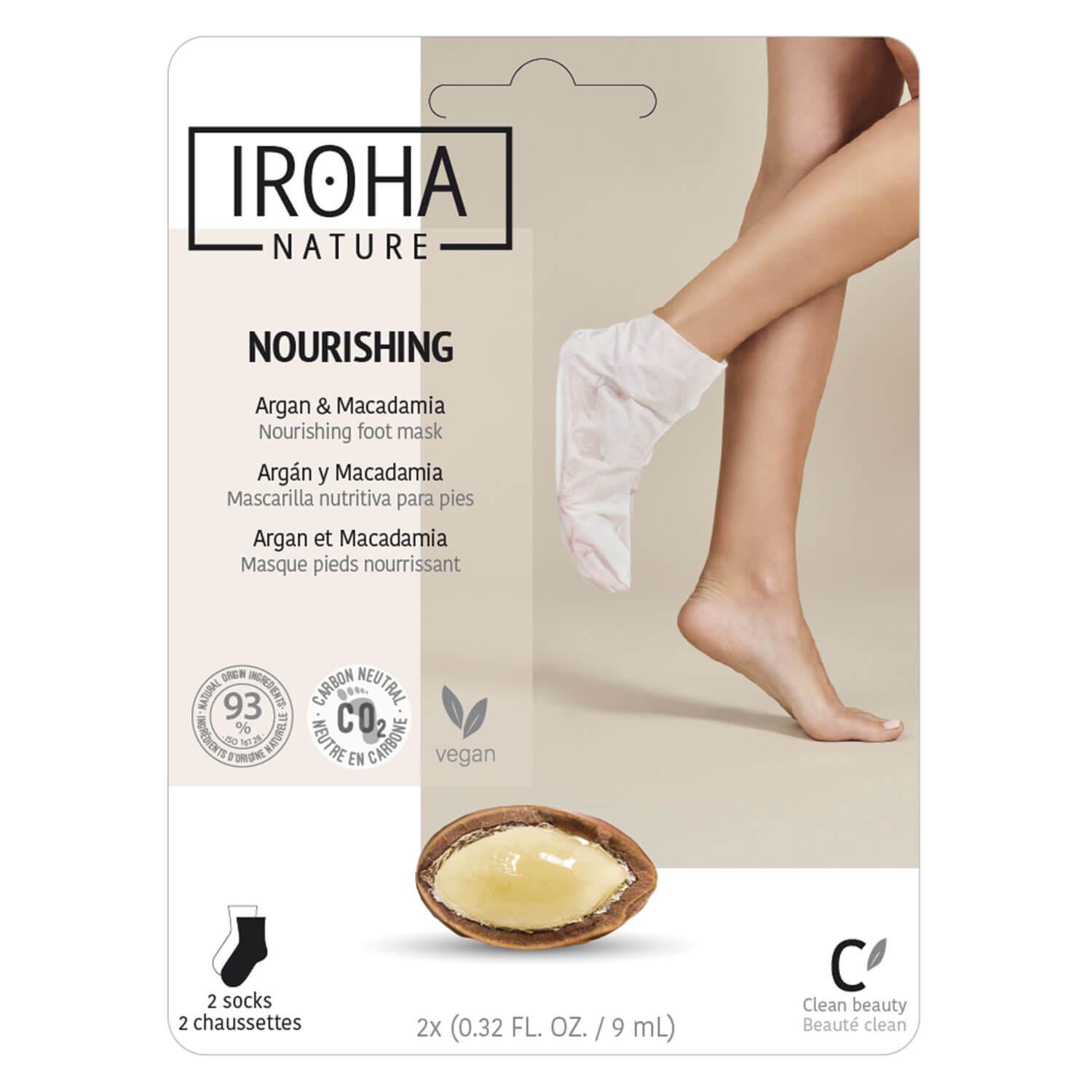 Iroha Nature - Nourishing Argan & Macadamia Foot Mask
