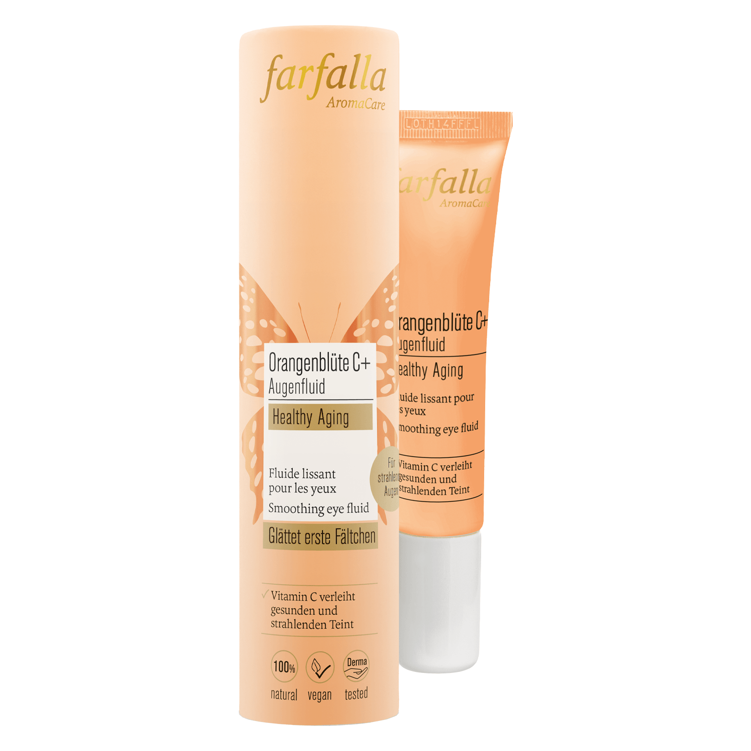Produktbild von Farfalla Care - Orangenblüte C+ Augenfluid Healthy Aging