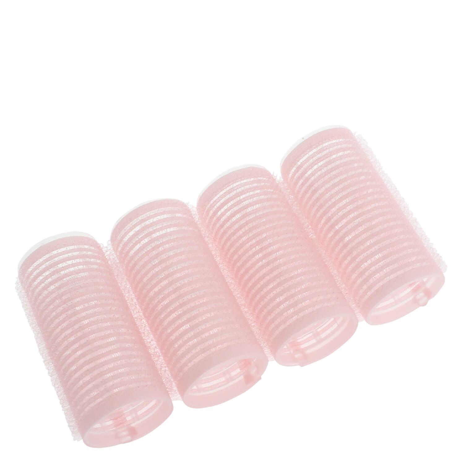 TRISA Hair Velcro Curler Self-Adhesive Light Pink 28mm