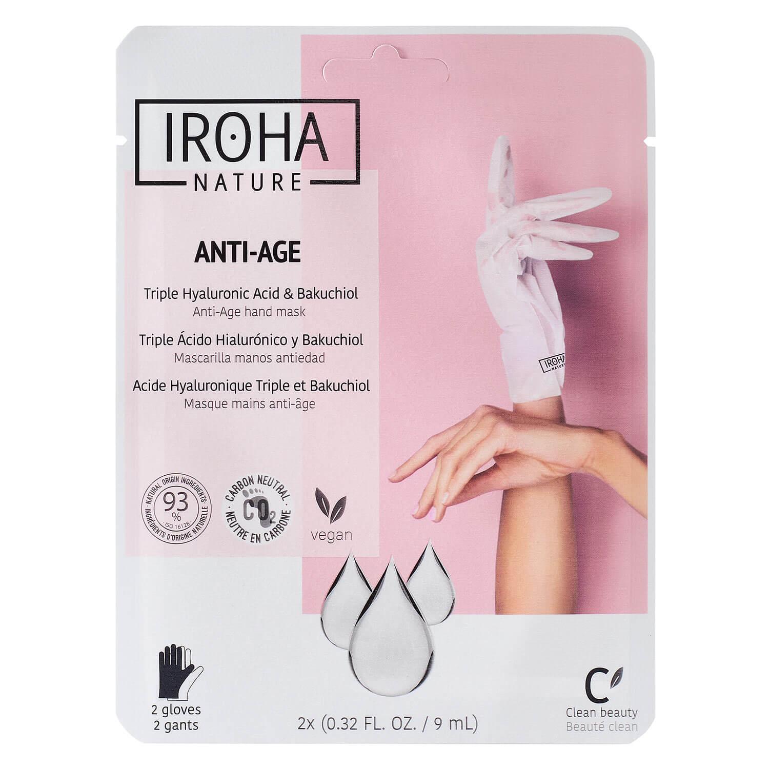 Iroha Nature - Anti-Age Triple Hyaluronic Acid & Bakuchiol Hand Mask