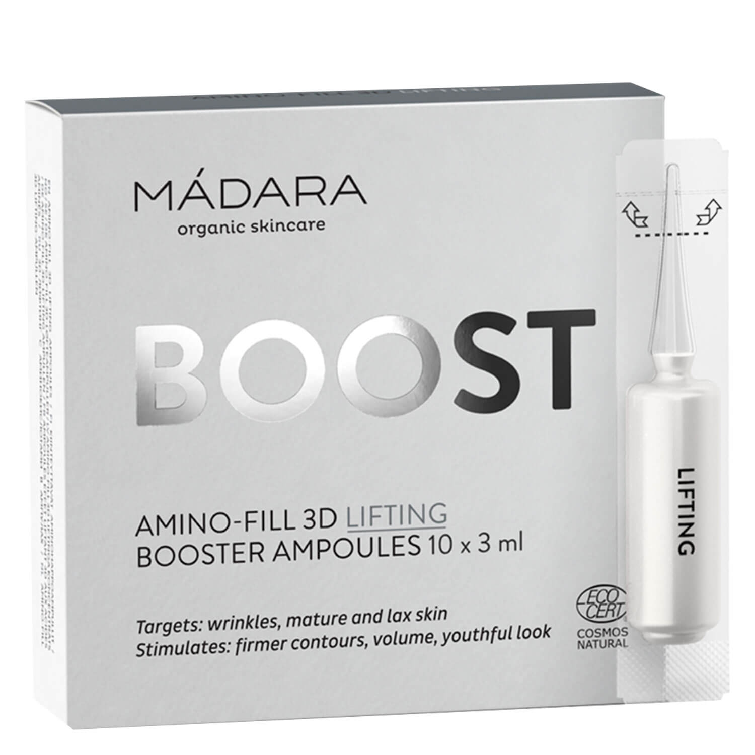 Produktbild von MÁDARA Care - Amino-Fill 3D Lifting Booster Ampoules