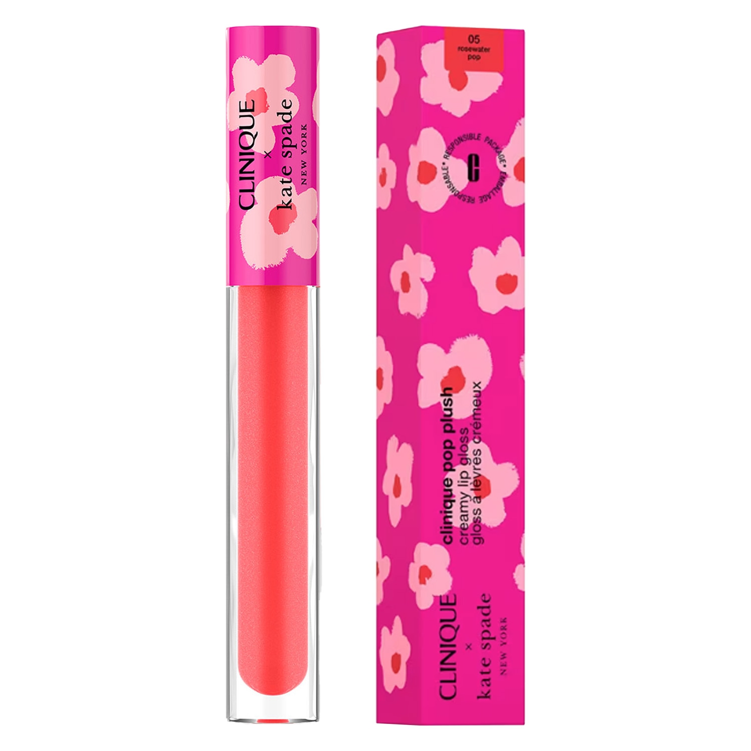 Produktbild von Clinique Lips - Decorated Kate Spade Pop Plush 05 Rosewater Pop