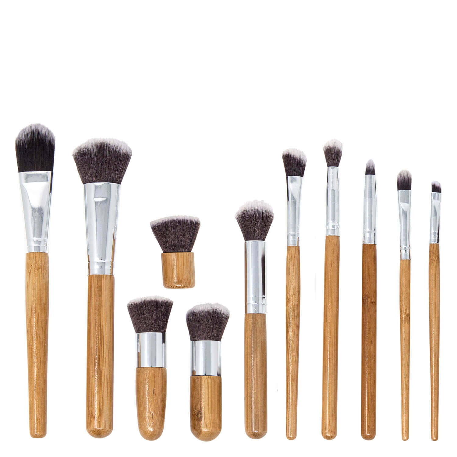 Product image from ZOË AYLA - 11 Piece Professional Bamboo Eco Make-Up Brush Set