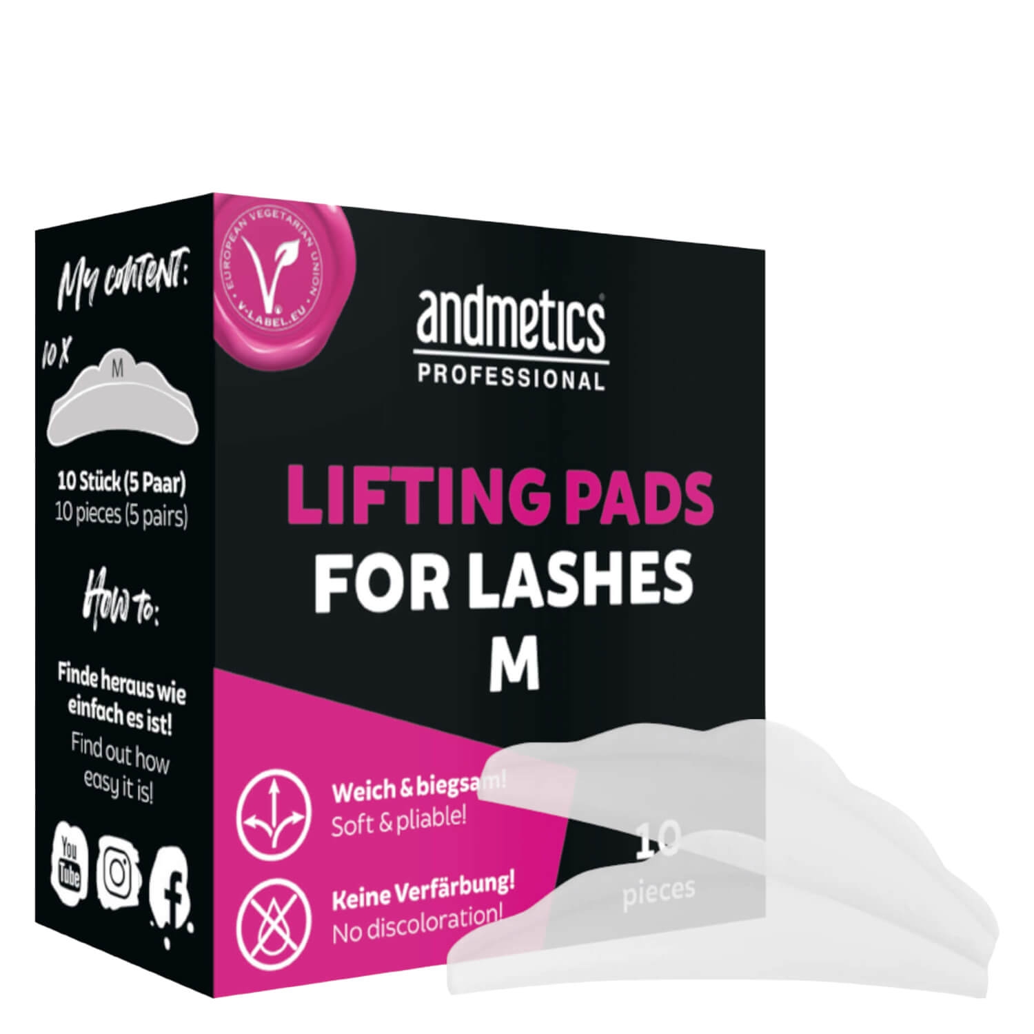 Product image from andmetics Professional - Lifting Pads M
