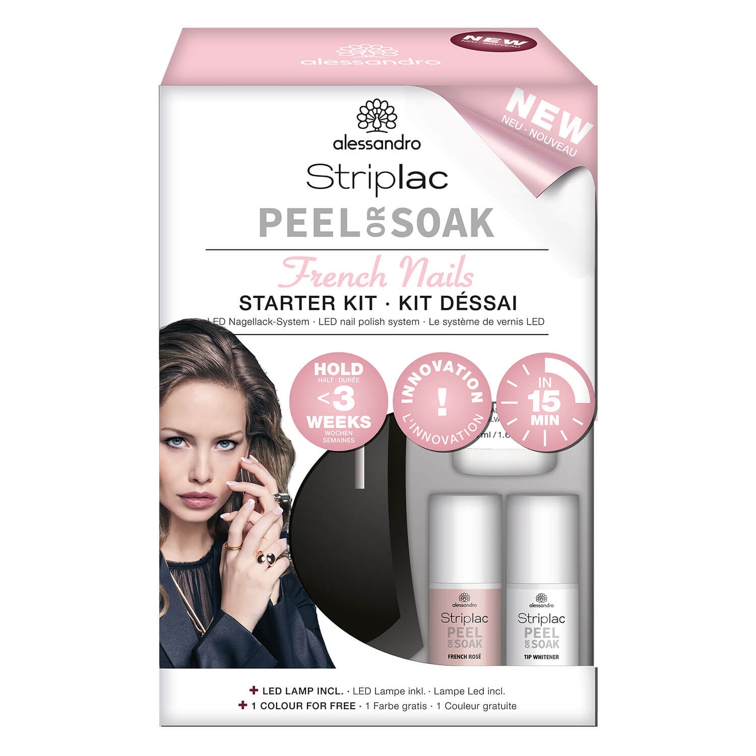 Product image from Striplac Peel or Soak - French Starter Set