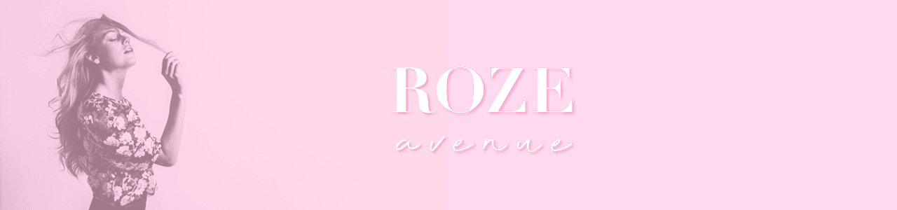 Bannière de marque de ROZE avenue