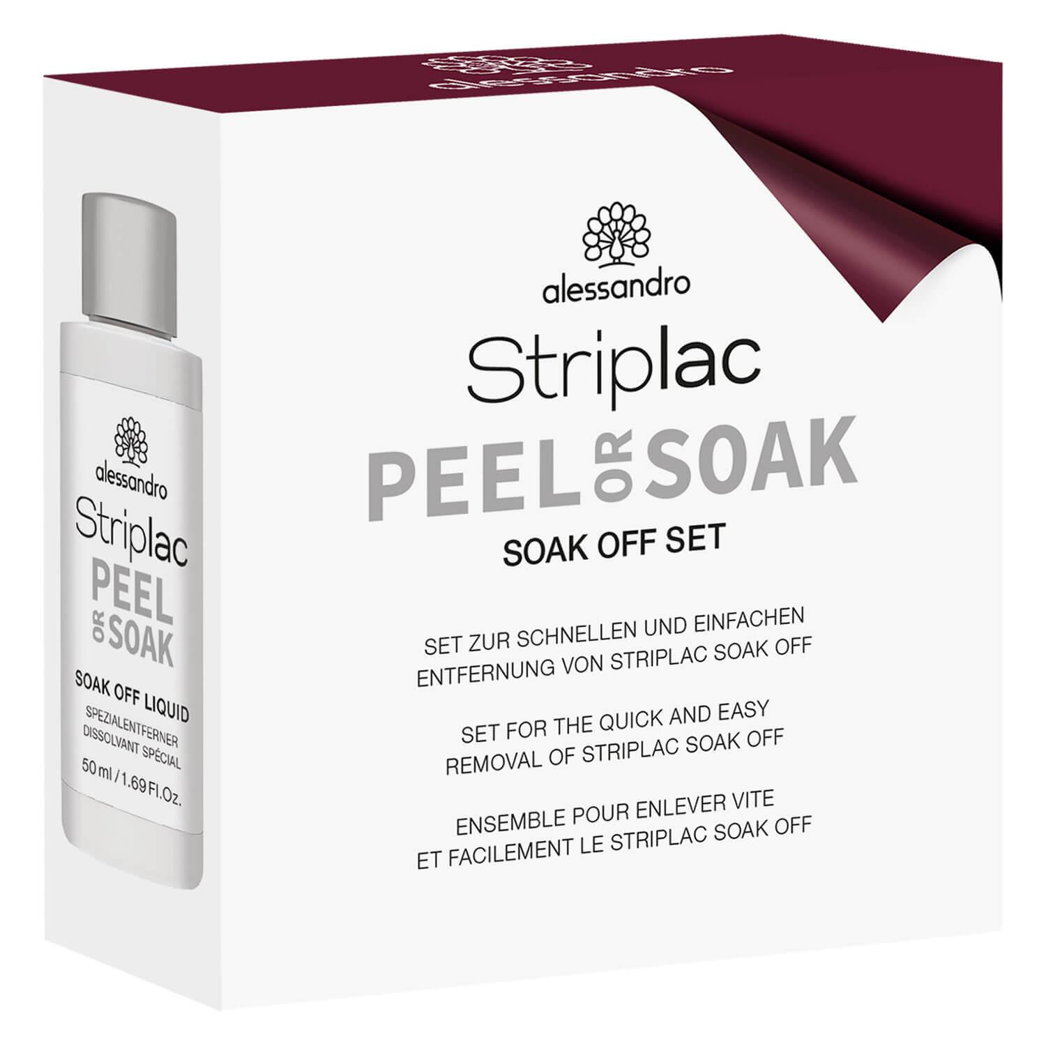 Striplac Peel or Soak - Soak-Off Set