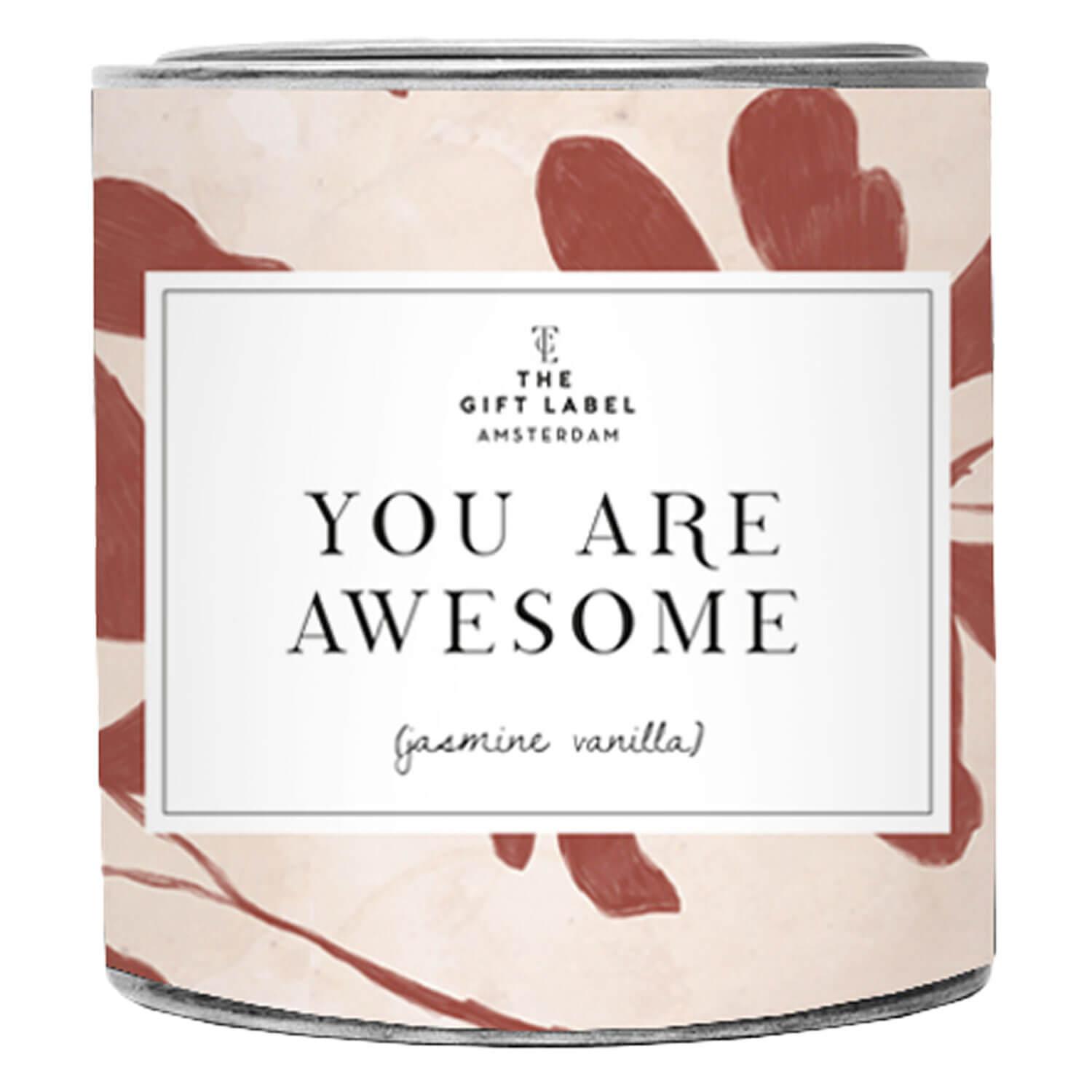 TGL Home - Candle Jasmine Vanilla You Are Awesome