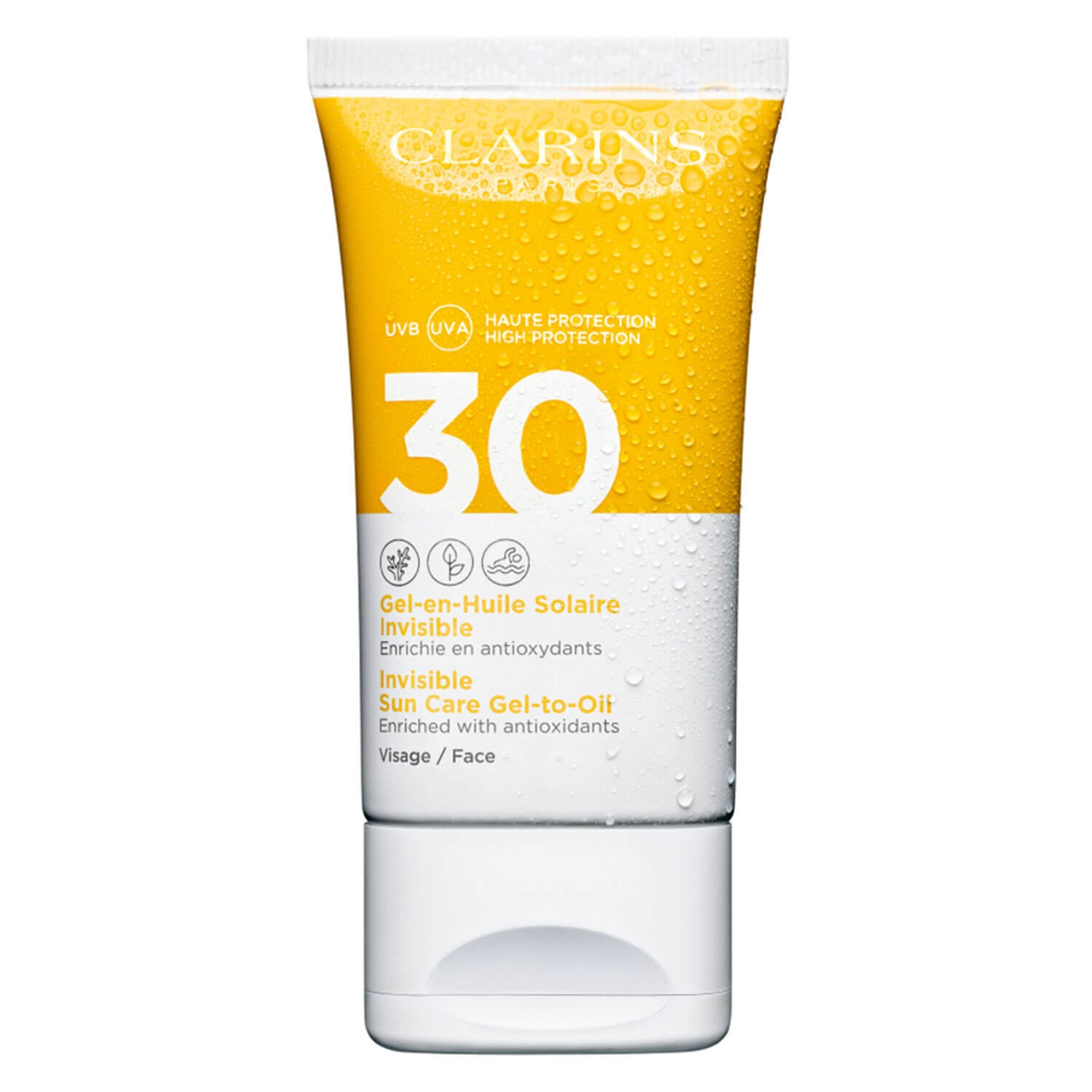Product image from Clarins Sun - Gel-en-Huile Solaire Invisible Visage SPF30