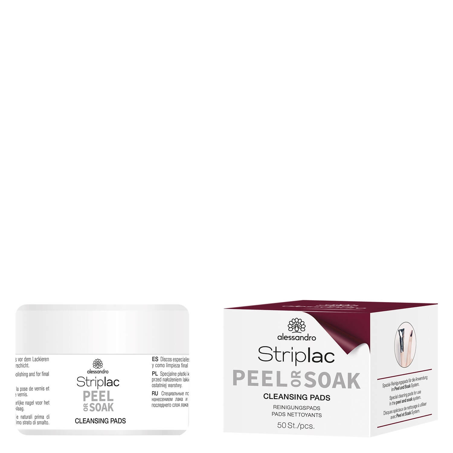 Product image from Striplac Peel or Soak - Cleansing Pads