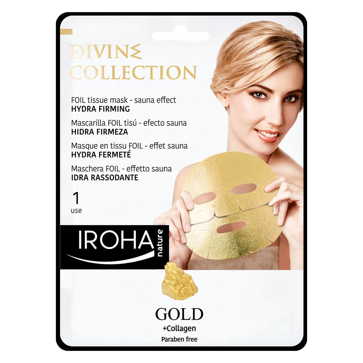 Produktbild von Iroha Nature - Gold Foil Tissue Mask