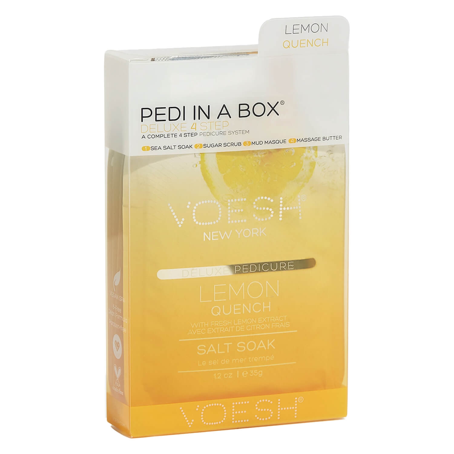 Image du produit de VOESH New York - Pedi In A Box 4 Step Lemon Quench