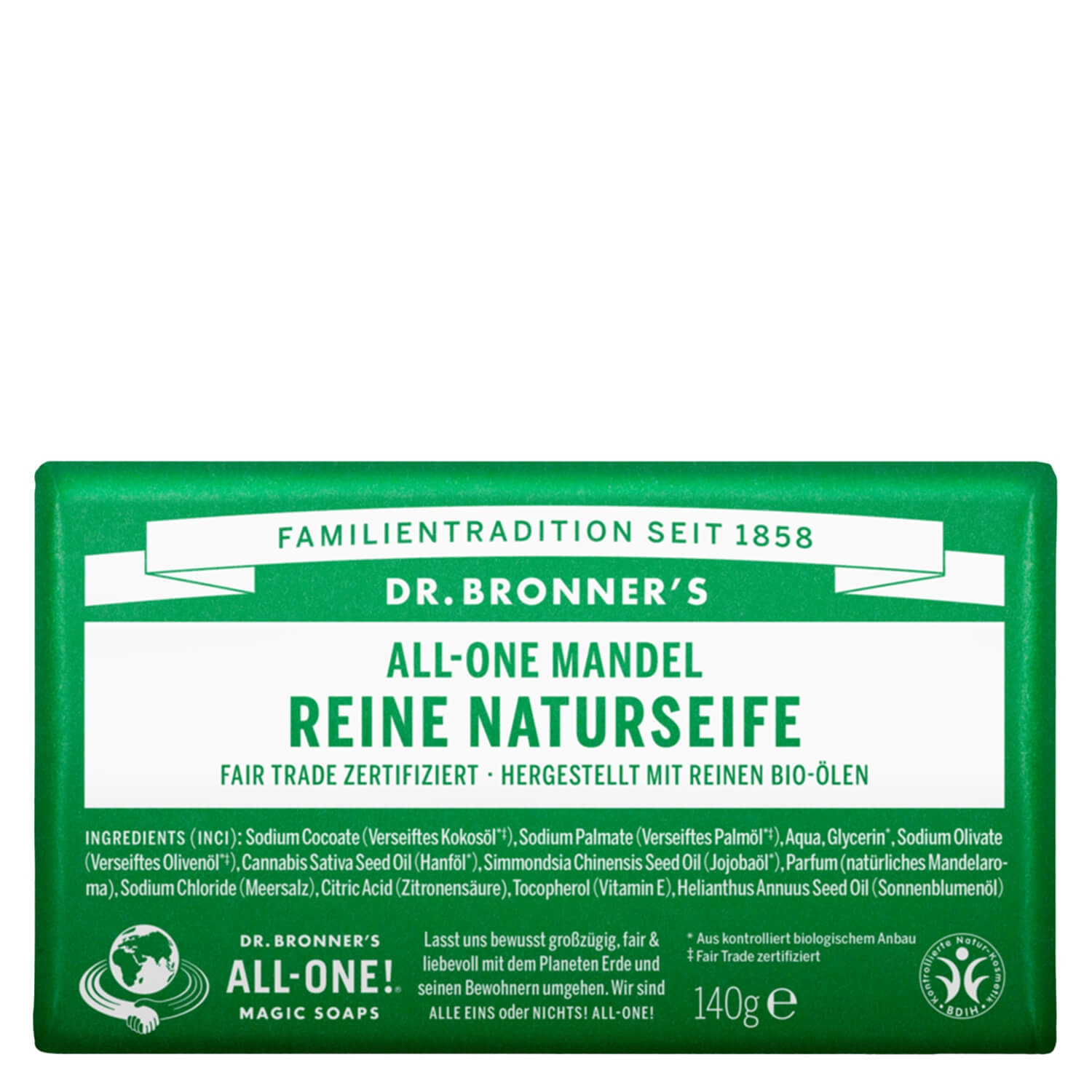 Product image from DR. BRONNER'S - Naturseife Mandel