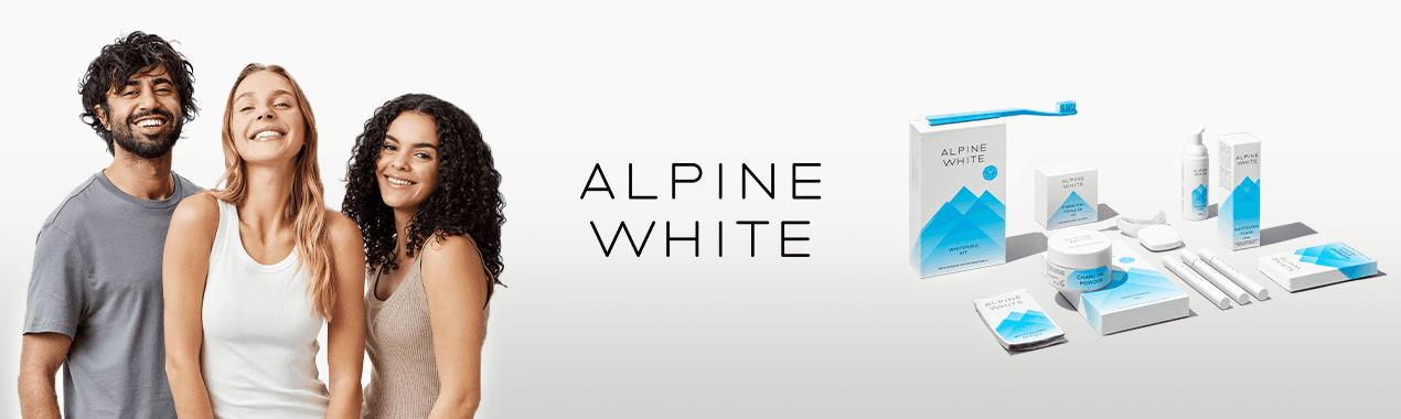 Brand banner from ALPINE WHITE