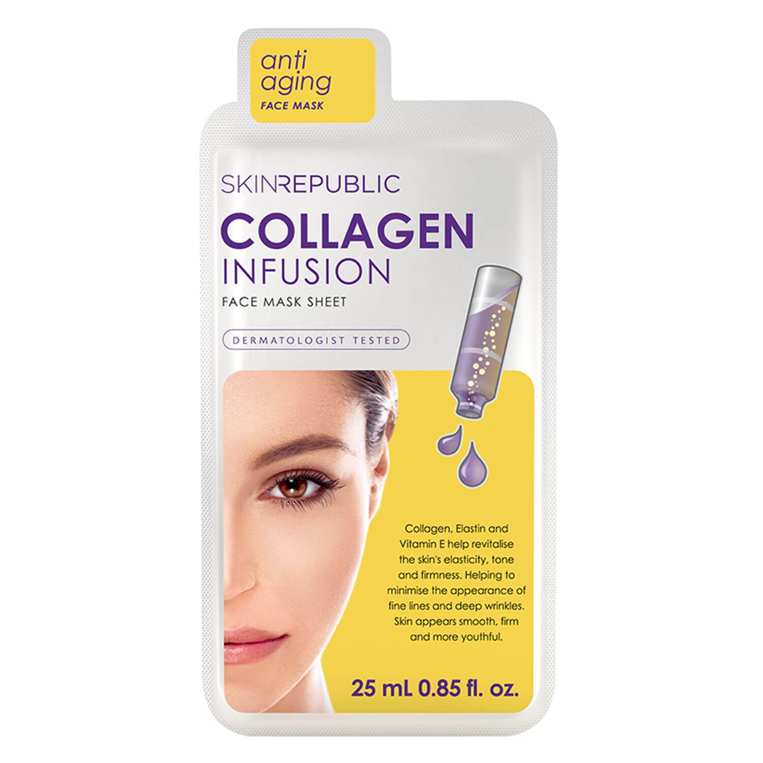Image du produit de Skin Republic - Collagen Infusion Face Mask