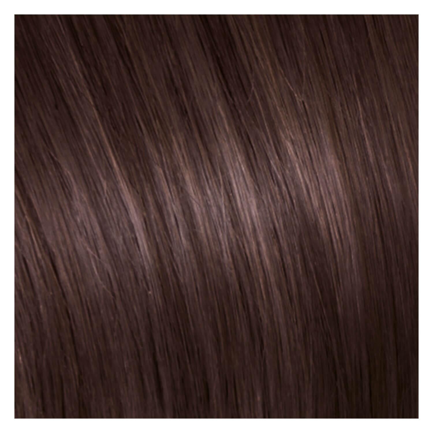 SHE Clip In-System Hair Extensions - 6 Light Chestnut Brown 50/55cm
