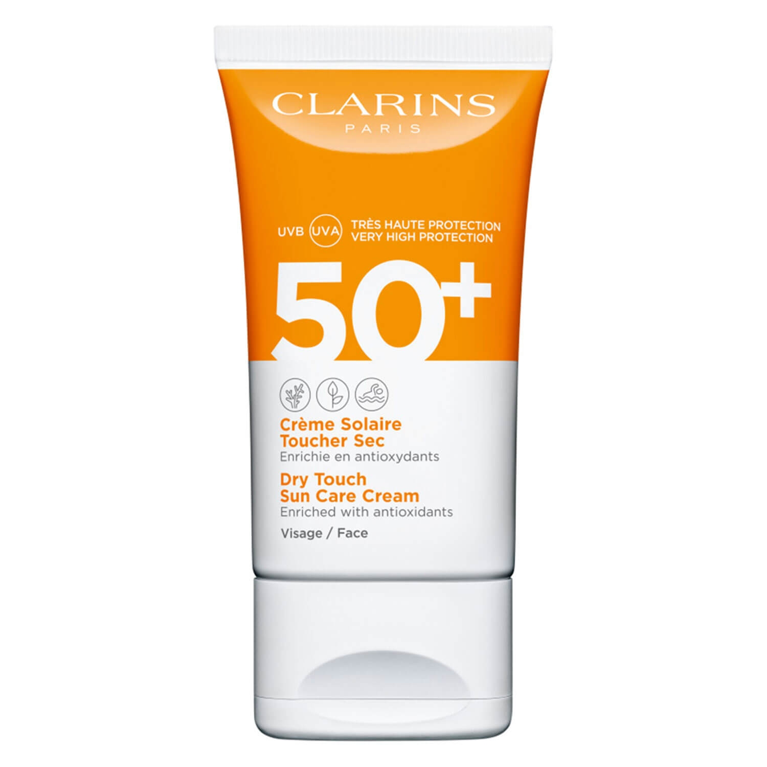 Product image from Clarins Sun - Crème Solaire Toucher Sec Visage SPF50+