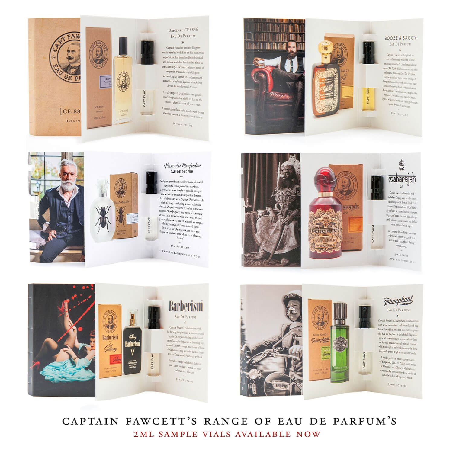 Produktbild von Capt. Fawcett Care - Eau de Parfum Miniatur Kollektion Set