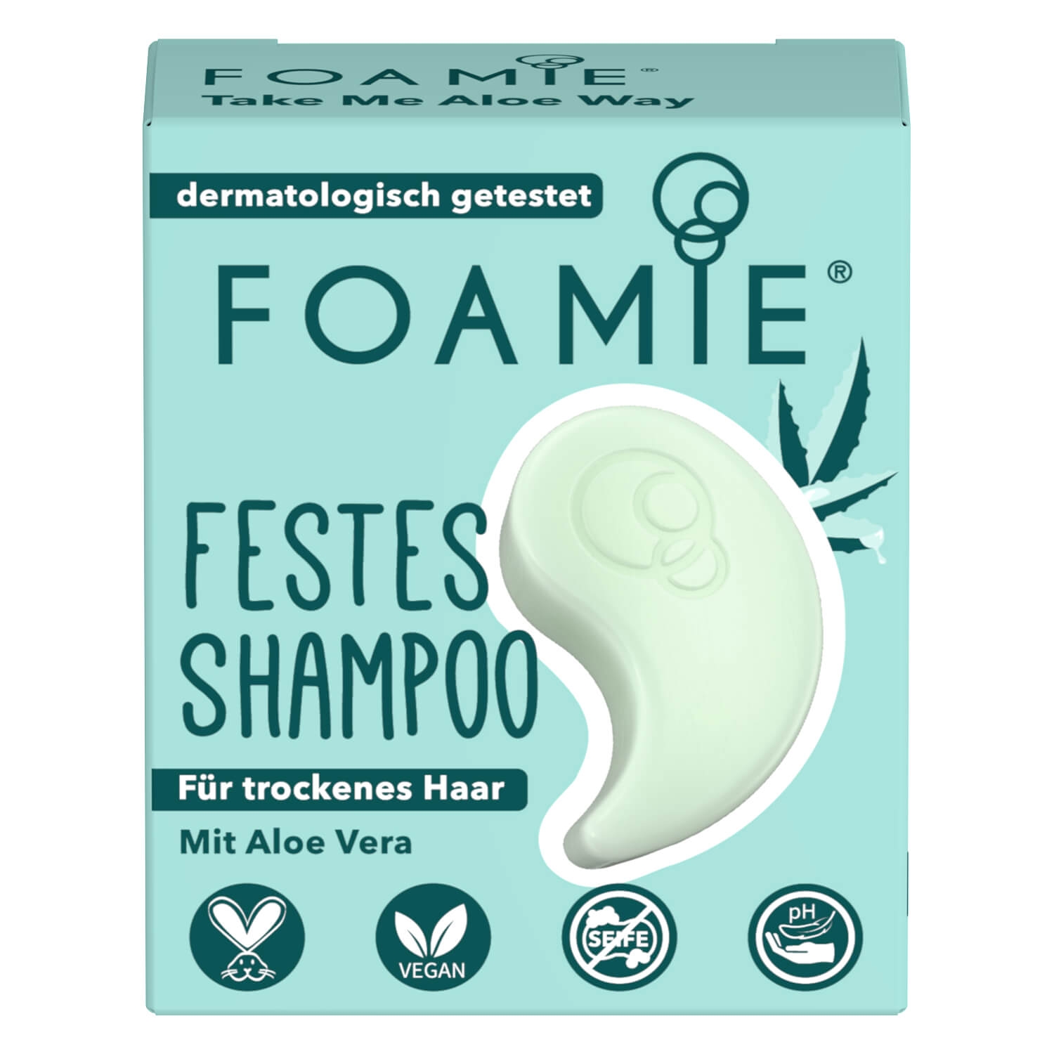 Image du produit de Foamie - Festes Shampoo Take Me Aloe Way Travel
