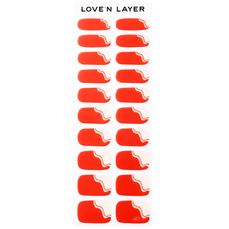 LoveNLayer - French Swirl Raspberry Red
