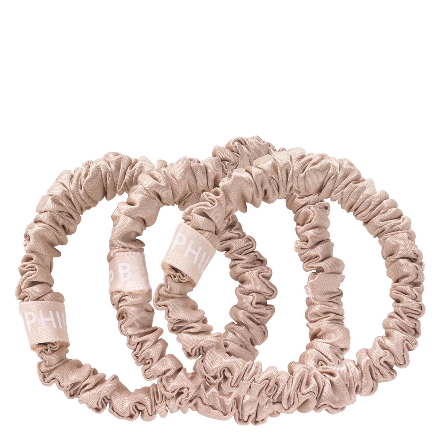 Product image from Philip B - Petite Champagne Scrunchie Set