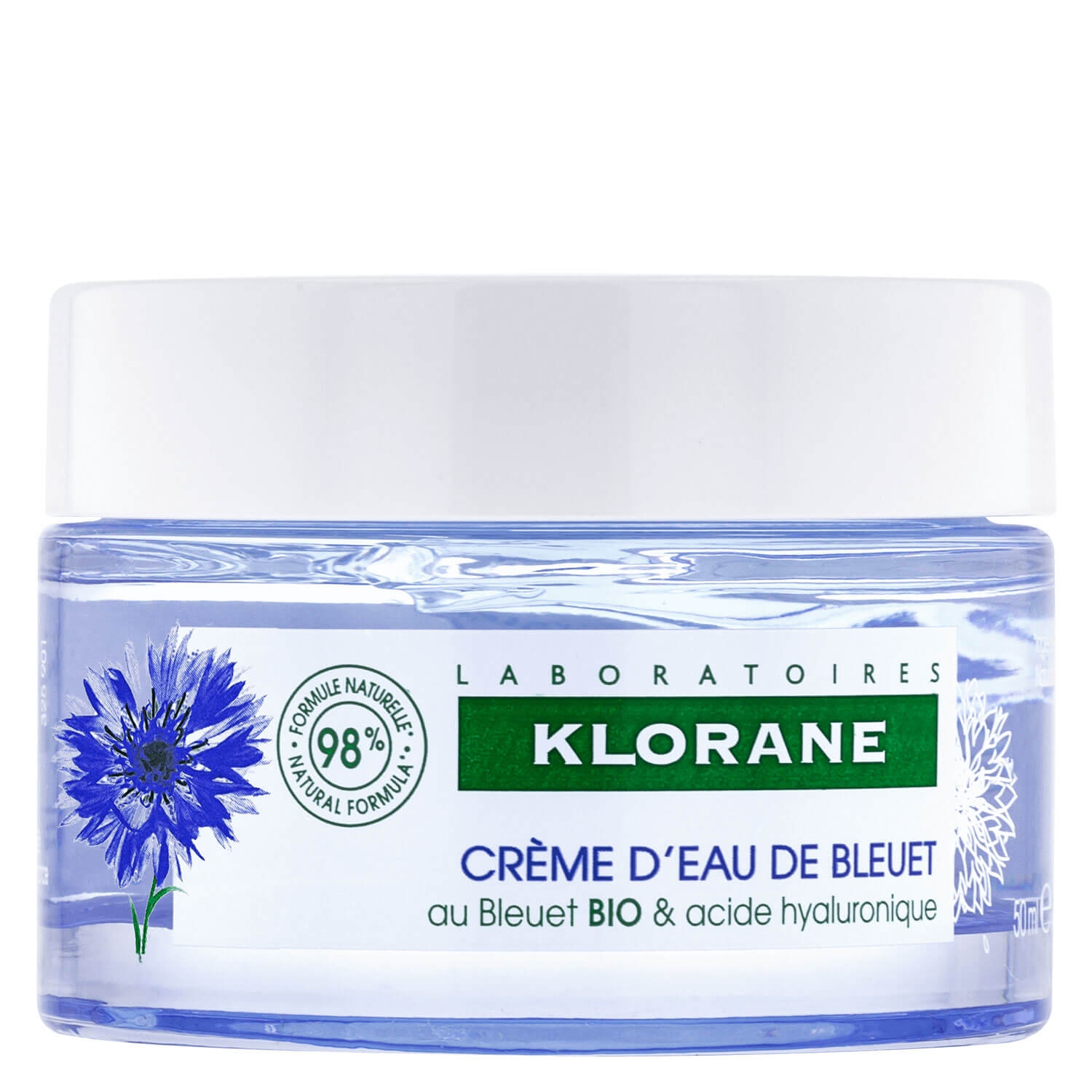 Produktbild von KLORANE Skincare - Bleuet BIO Feuchtigkeitscreme