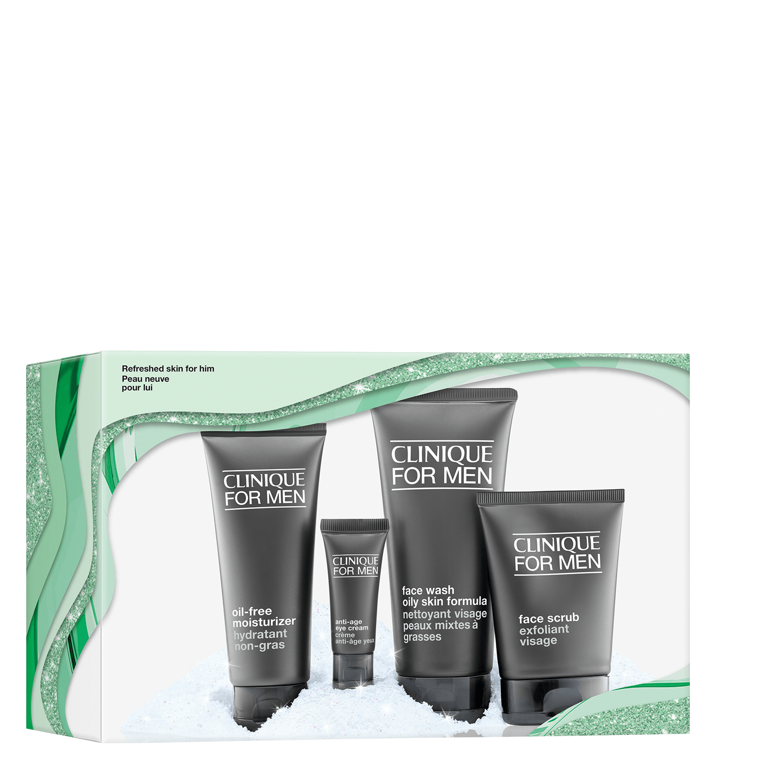 Produktbild von Clinique Set - Great Skin Essentials for Him Oily Skin