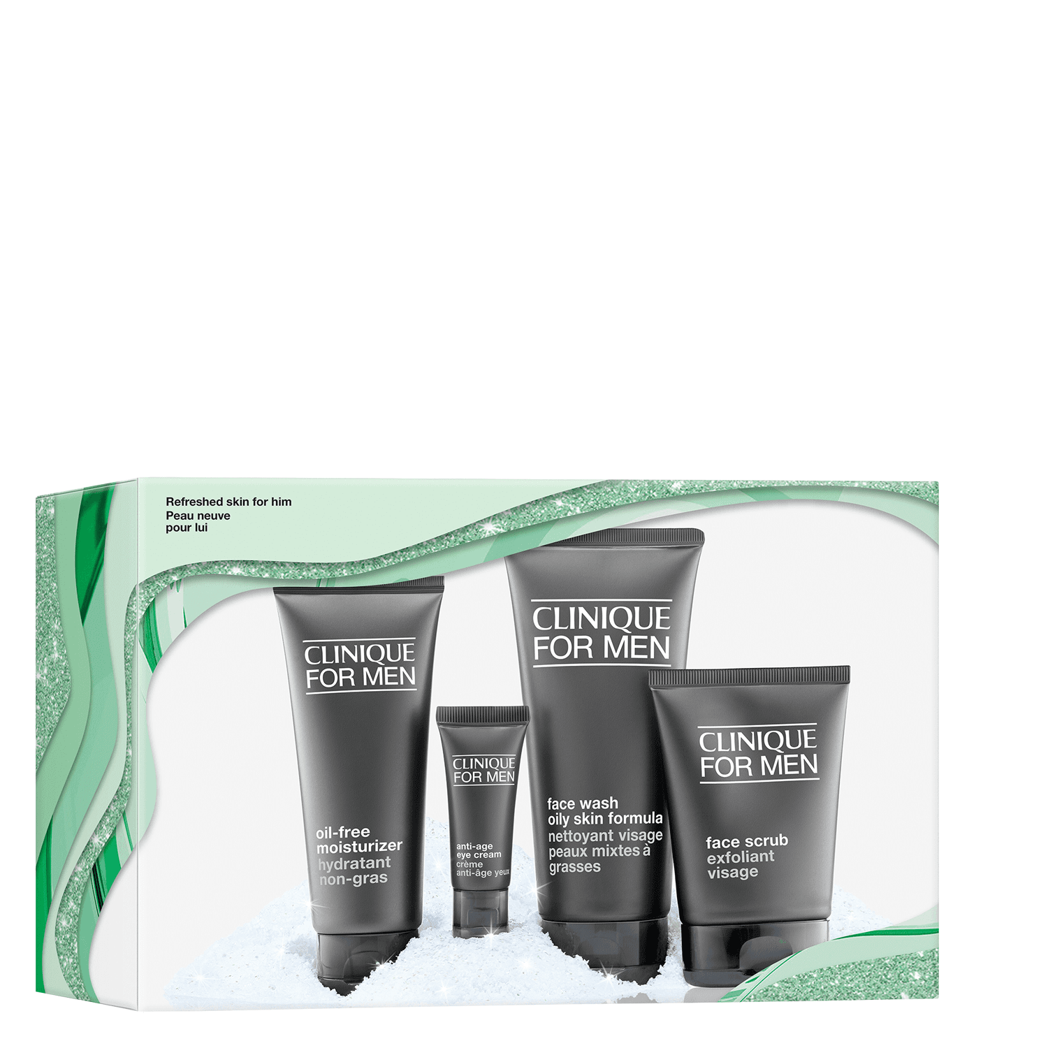 Clinique Set - Great Skin Essentials for Him Oily Skin
