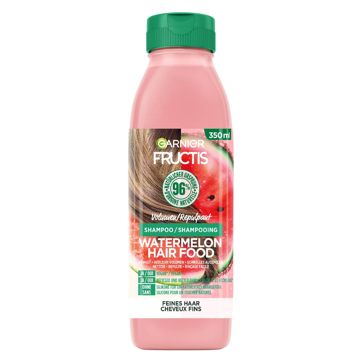 Fructis - Hair Food Shampooing Watermelon Repulpant