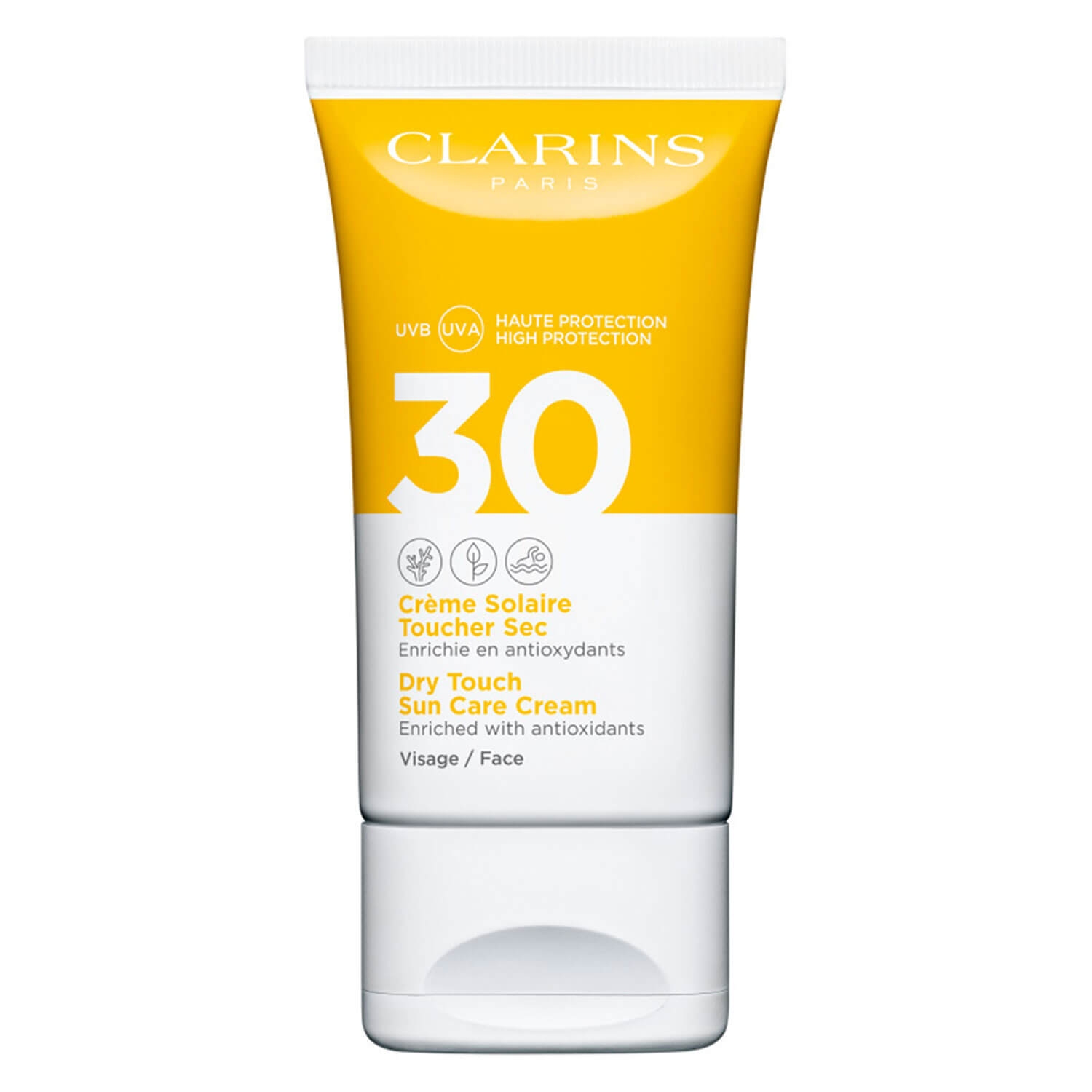 Product image from Clarins Sun - Crème Solaire Toucher Sec Visage SPF30