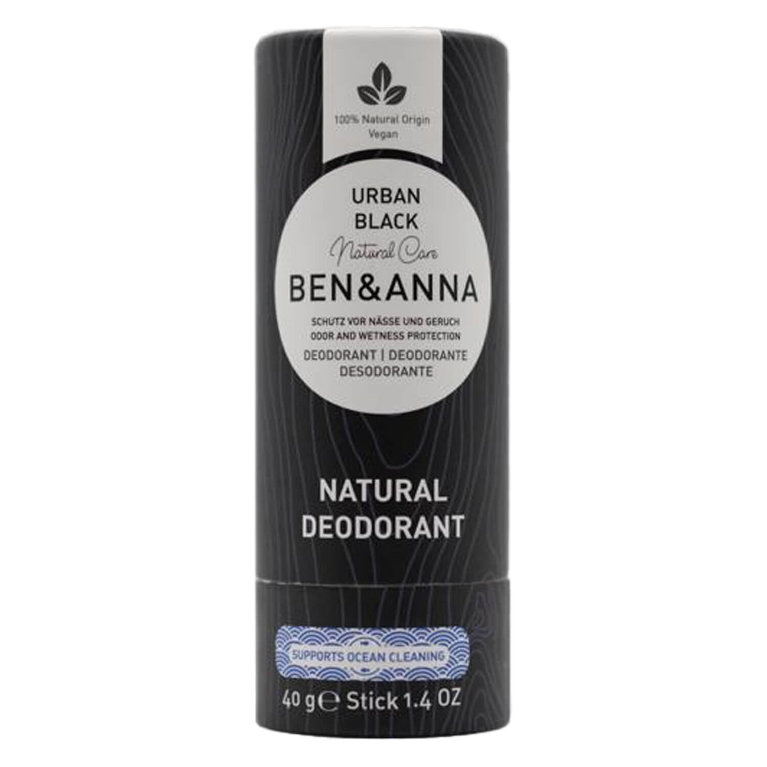 Product image from BEN&ANNA - Urban Black Deo Stick Papertube