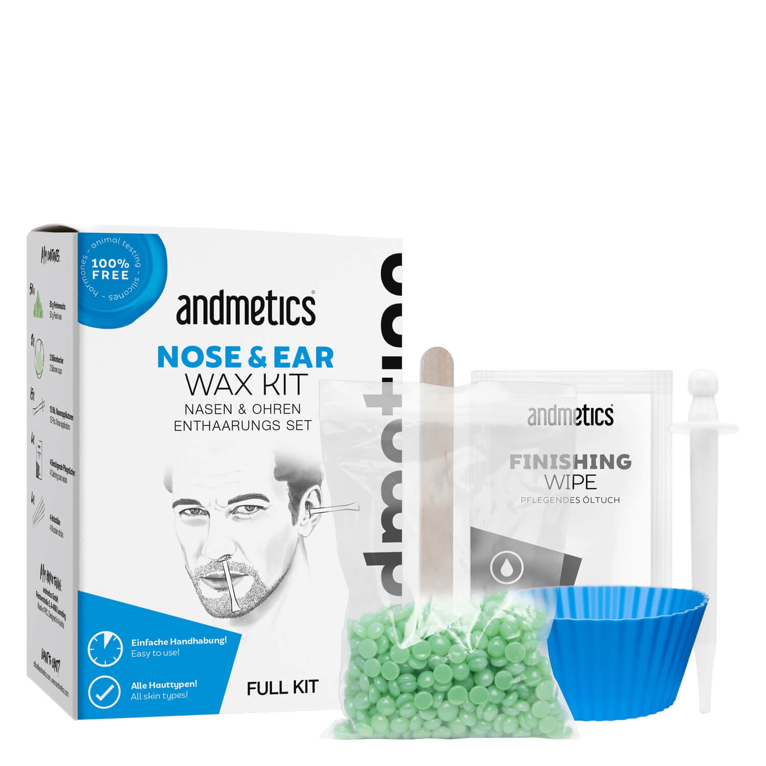Product image from andmetics - Nose & Ear Wax Kit
