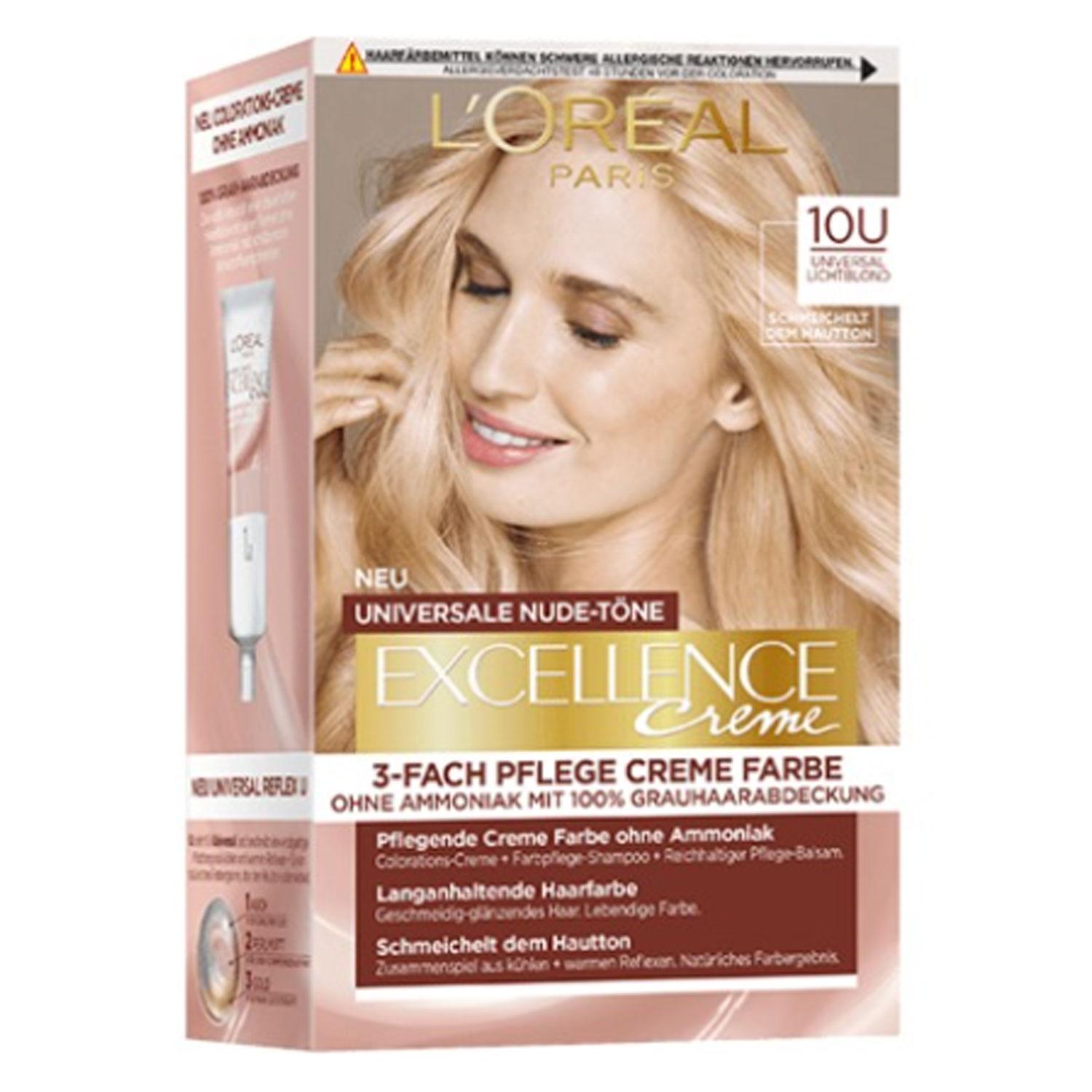 LOréal Excellence Color - Universal Nude Shades 8U Universal Light Blonde