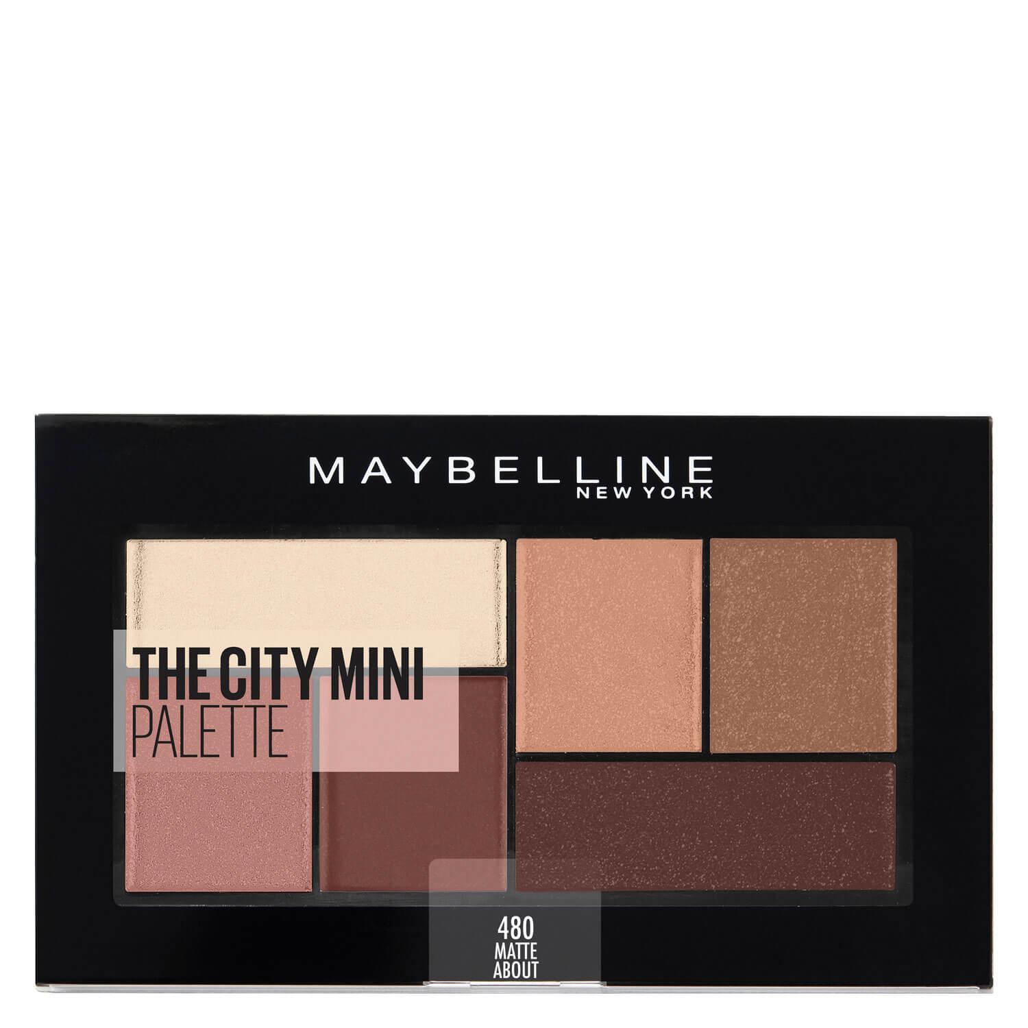 Maybelline NY Eyes - City Mini Lidschatten Palette 480 Matte About Town