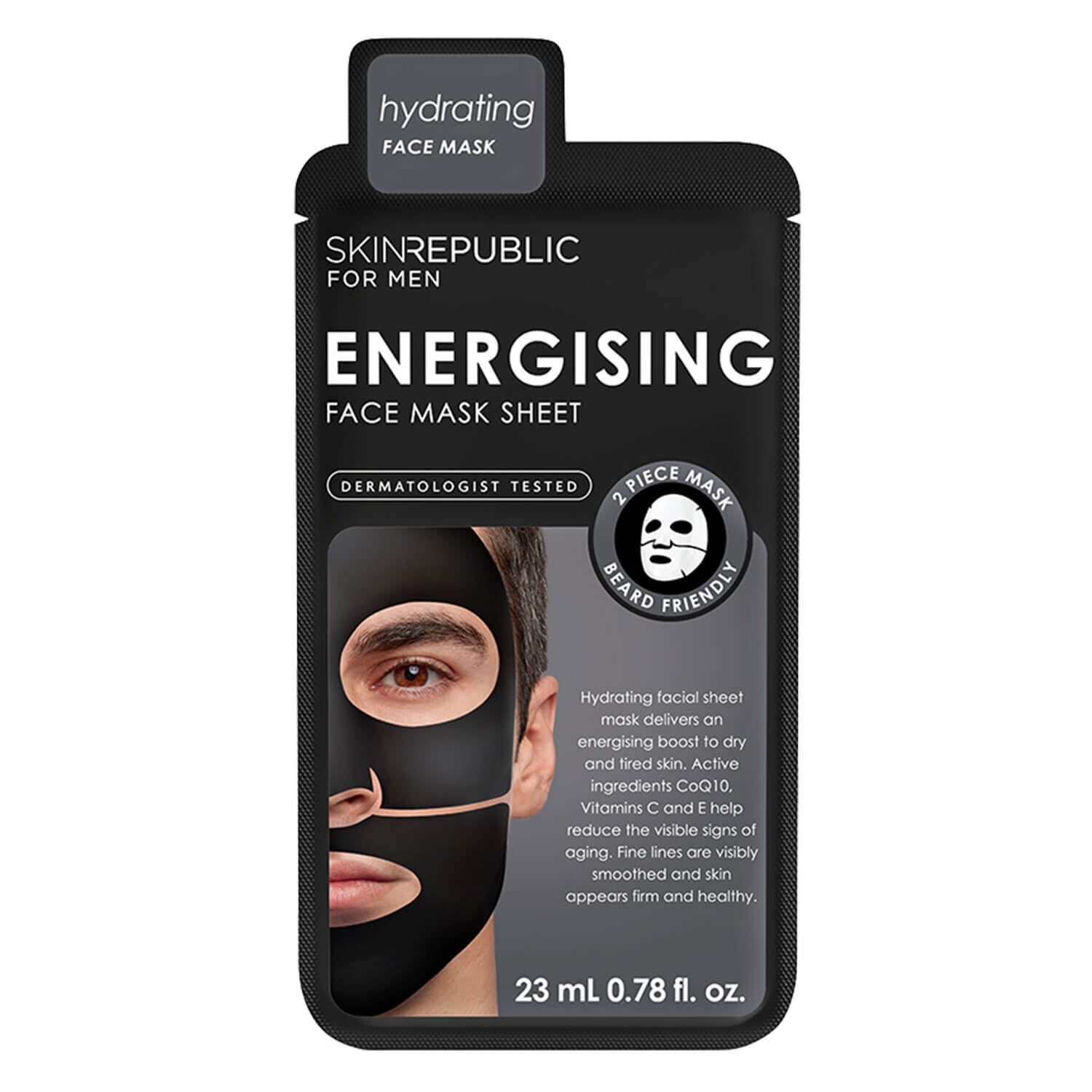 Product image from Skin Republic - Men's Energising Face Mask