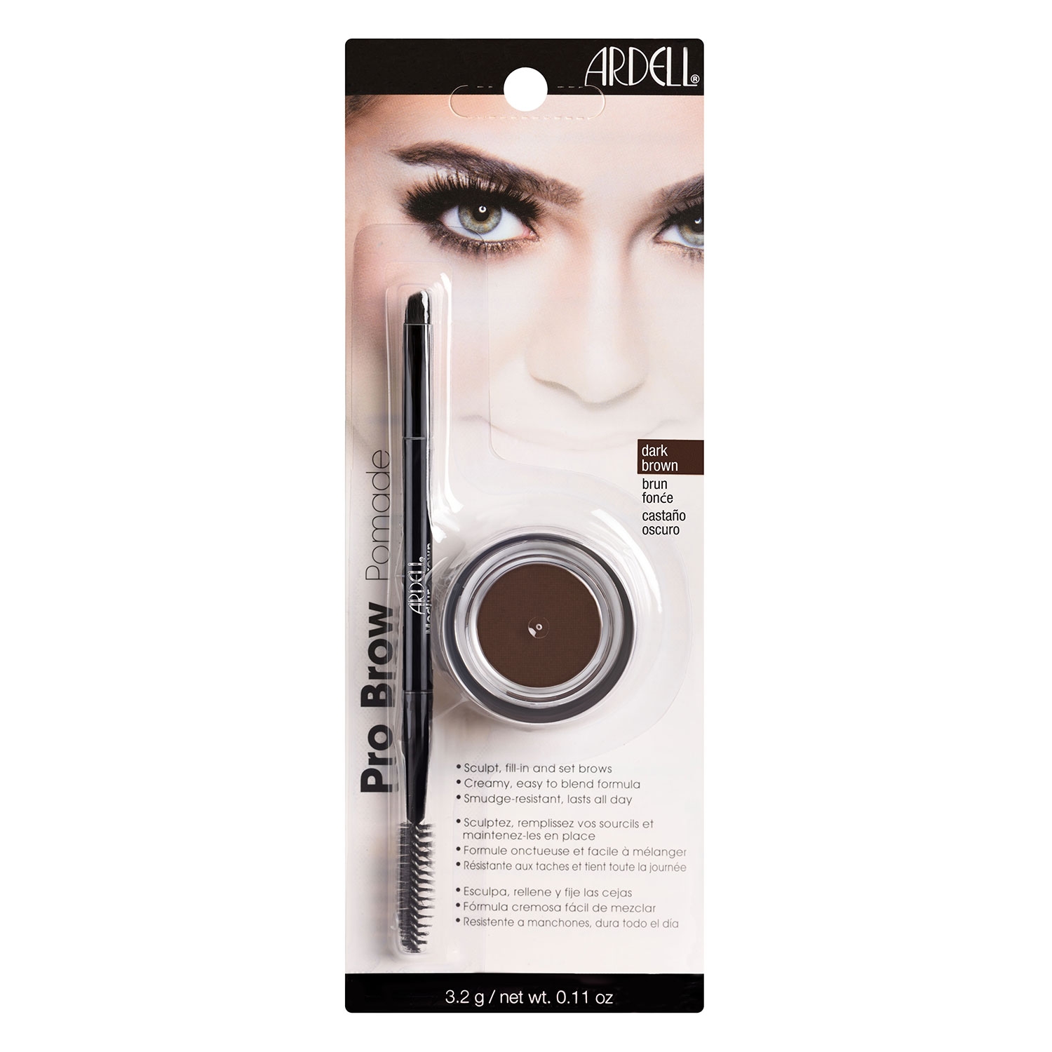 Product image from Ardell Brows - Brow Pomade/Brush Dark Brown