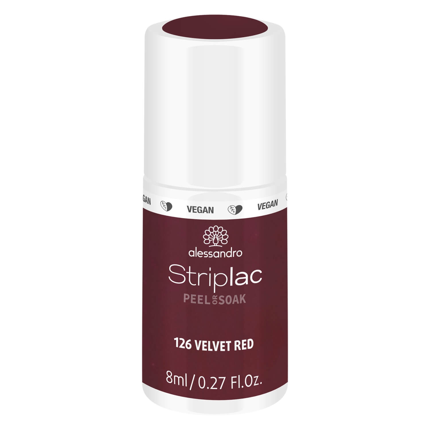 Product image from Striplac Peel or Soak - Velvet Red
