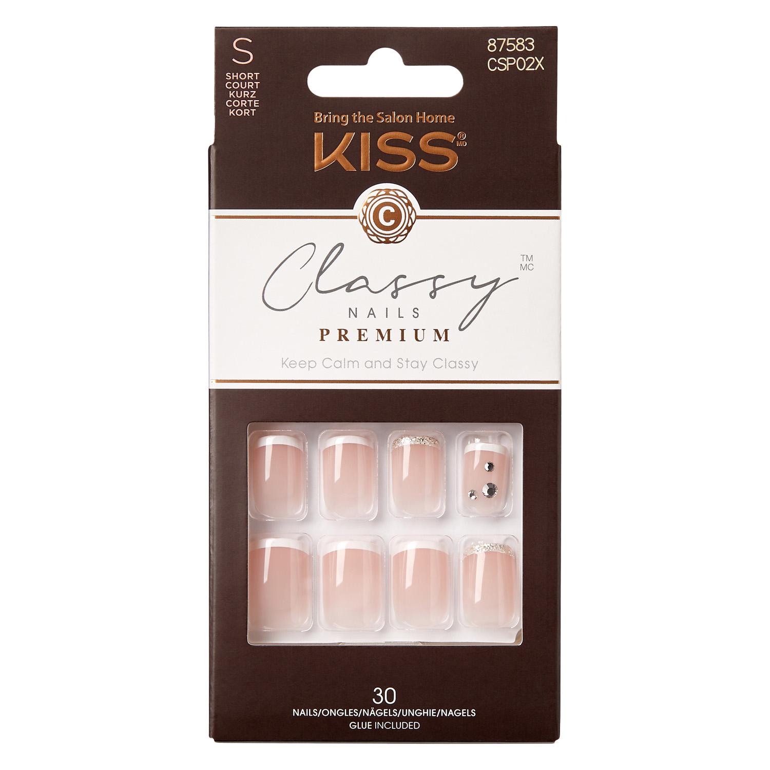 KISS Nails - Classy Premium Glitter French Gorgeous