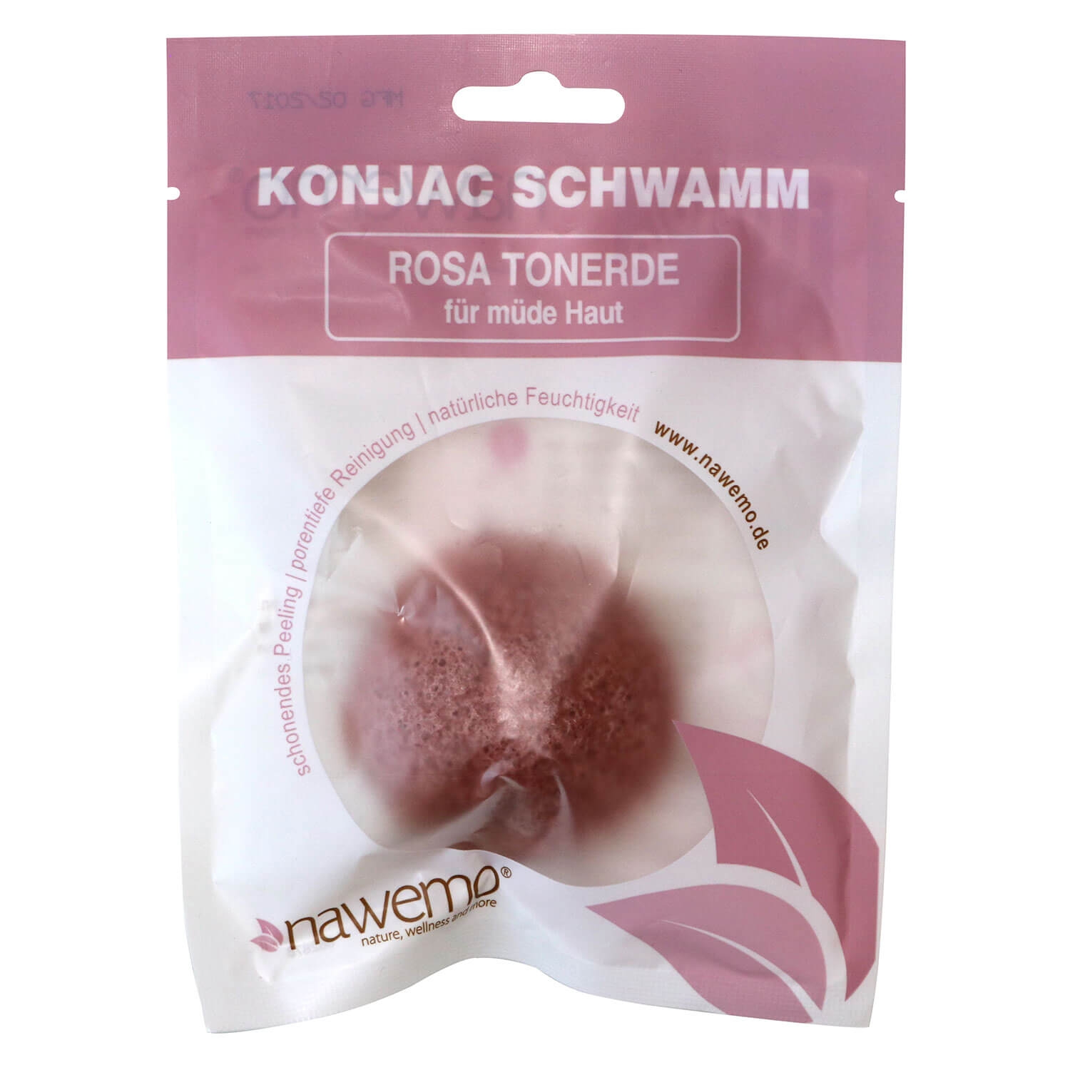 Product image from nawemo - Konjac Schwamm ROSA TONERDE
