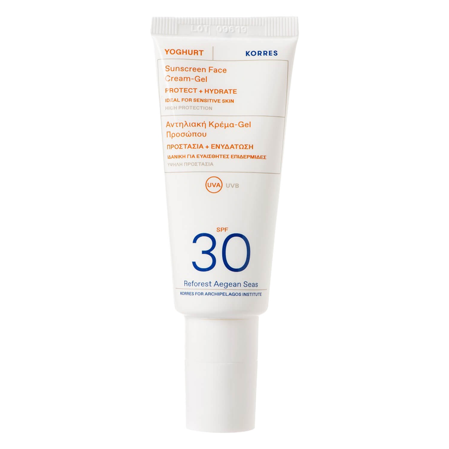 Produktbild von Korres Care - Yoghurt Sunscreen Face Cream-Gel SPF30