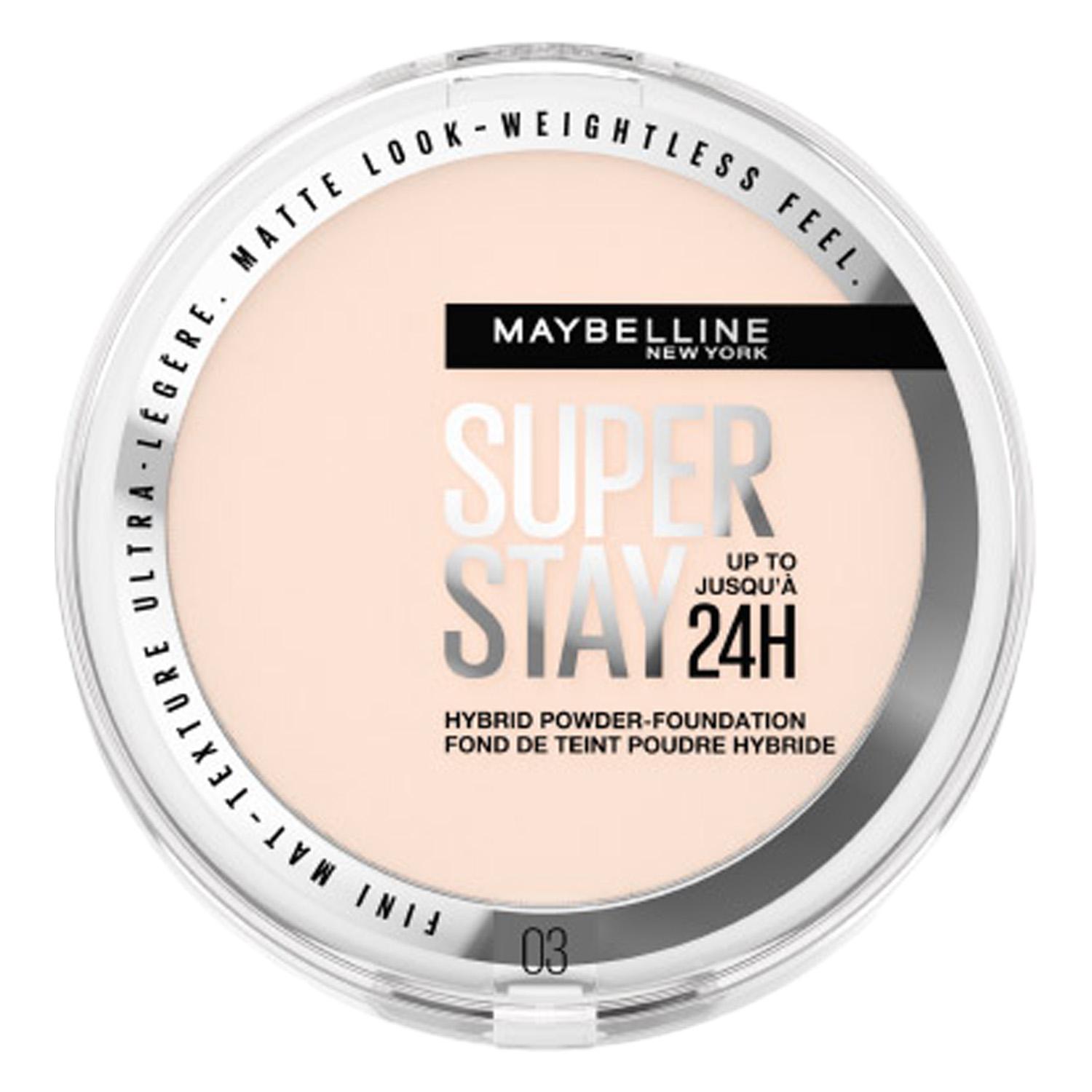 Maybelline NY Teint - Super Stay Hybrides Puder Make-Up Nr. 03 True Ivory