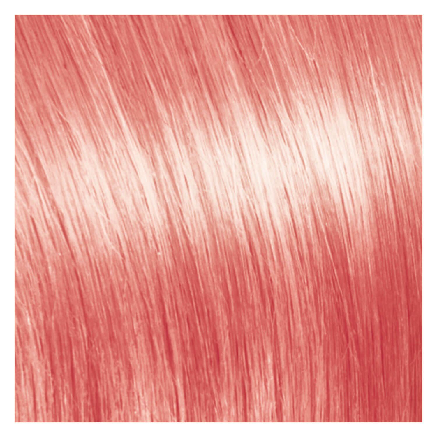 SHE Bonding-System Hair Extensions Fantasy Straight - Dark Pink 55/60cm
