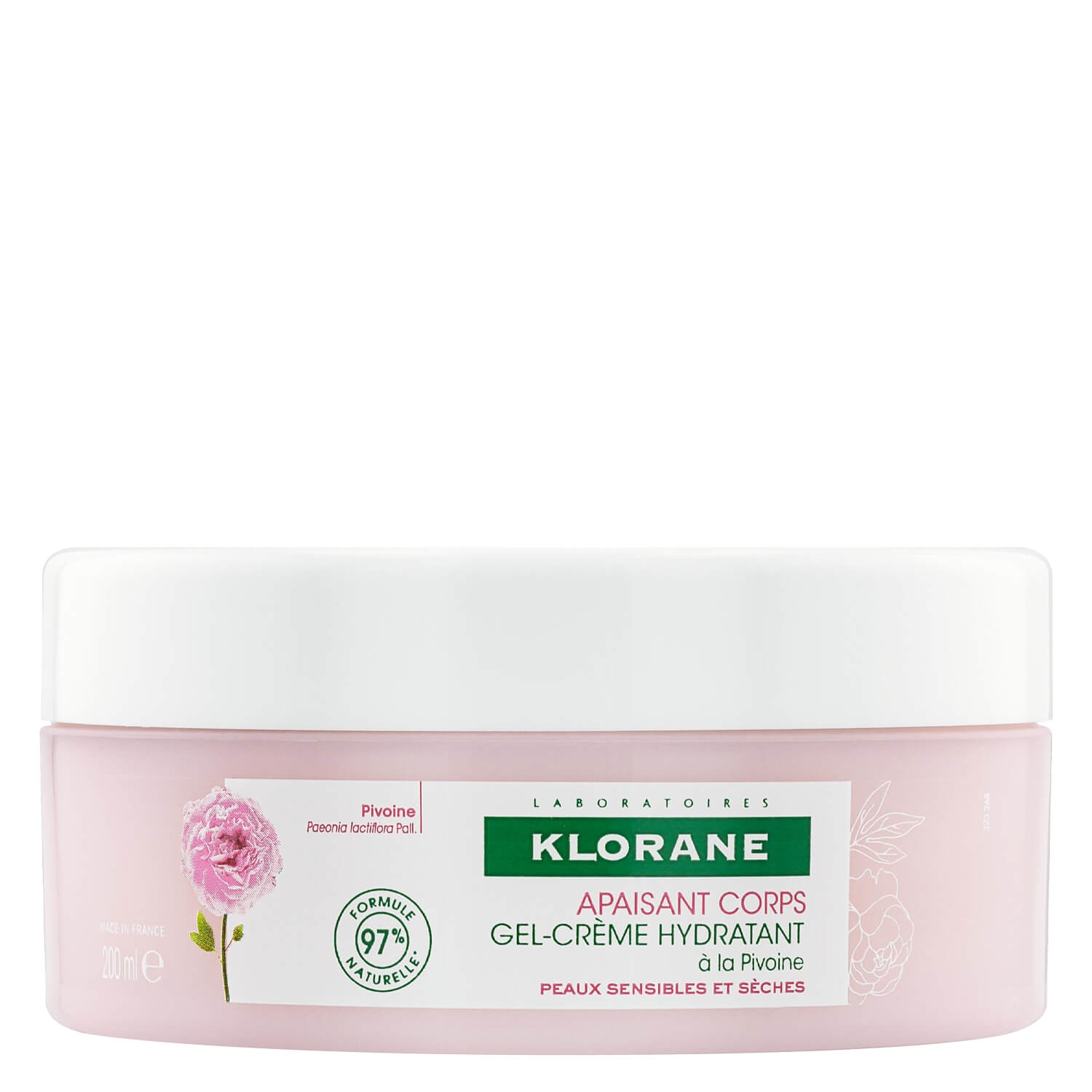 Produktbild von KLORANE Skincare - Gel-Creme Pfingstrose