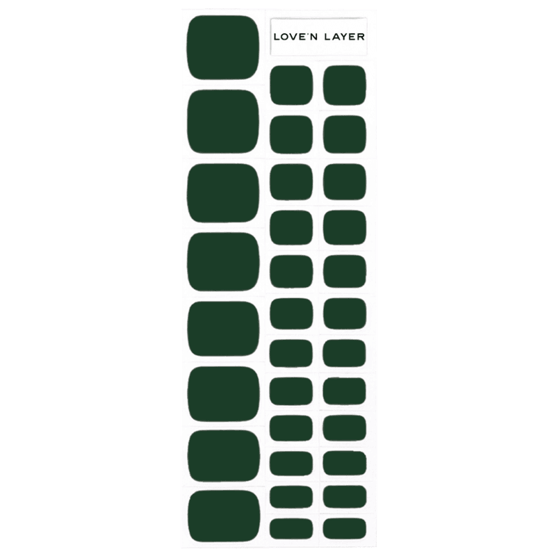 LoveNLayer - Solid Toe Forest Green